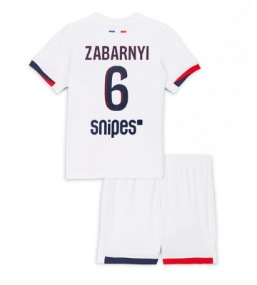 Paris Saint-Germain Illia Zabarnyi #6 Bortatröja Barn 2025-26 Kortärmad (+ Korta byxor)